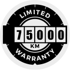 75 Kilometer Warranty Badge